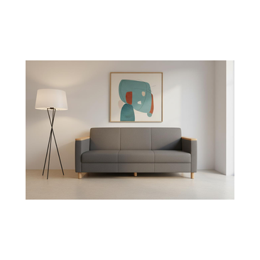 LEANDER "L" Holzarmauflage + Holzfüße