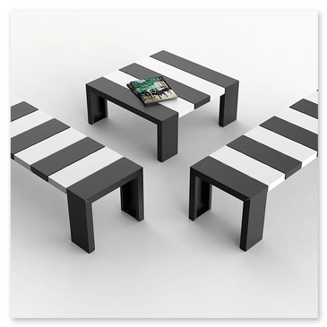 Metallbanksystem ZEBRA