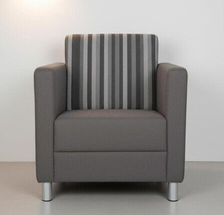 LEANDER Sessel "L" 2-farbig gepolstert