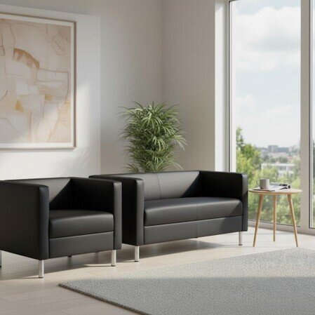 LEANDER Sofa "L" mit geteilter Front