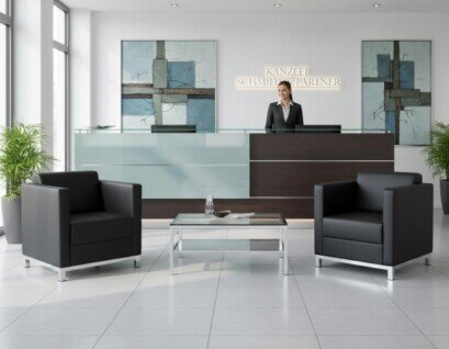 LUNA Sessel, Rückenhöhe "S"