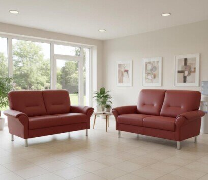 SENIOR 2-Sitzer Sofa mit breiten Armlehnen